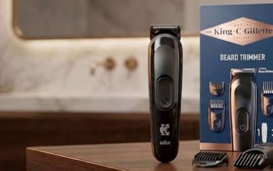 King C. Gillette, il celeberrimo regolabarba CROLLA su Amazon (18,98€)
