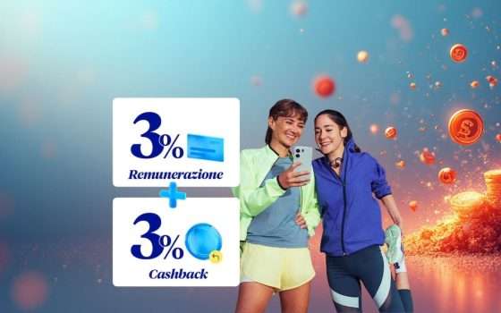 BBVA è il conto che ti offre 3% di remunerazione e 3% di cashback