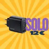 Con questo caricatore a soli 12€ ricarichi smartphone, iPhone, iPad e Mac