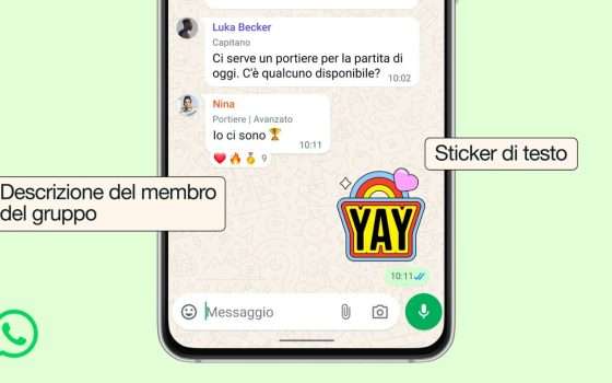 WhatsApp, le descrizioni membro nelle chat di gruppo e altre novità