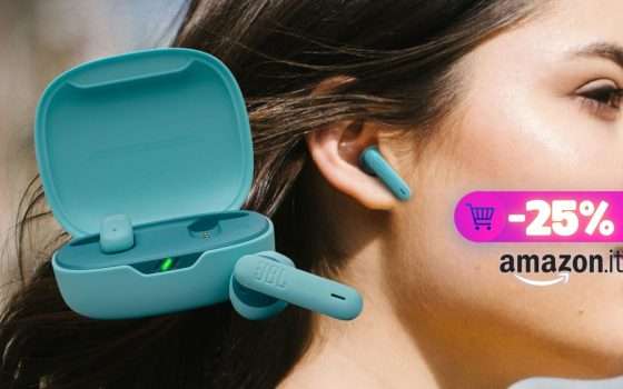 JBL Wave Flex 2, auricolari Bluetooth Multipoint Pure Bass a di 60€