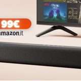 Soundbar firmata Amazon a soli 99€ per audio TOP su TV e non solo