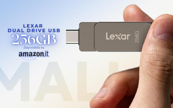 Super chiavetta USB 256GB Lexar si SDOPPIA: adatta a tutti i dispositivi