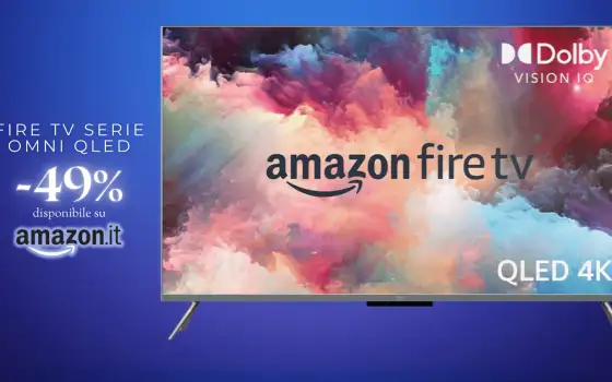 Stanno andando a RUBA le smart TV Amazon: Fire TV Serie OMNI -49%