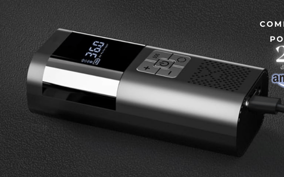 STOP al panico: con il mini compressore d'aria gonfi tutto e di più (22€)