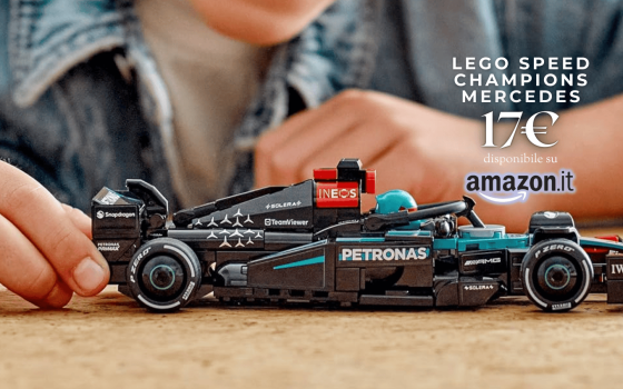 La Formula 1 è in pausa ma tu corri con LEGO Mercedes: 17€ il set scontato