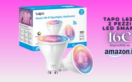Tapo L630 rende i faretti SMART: 2 pezzi per effetto istantaneo in casa