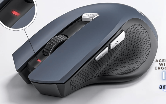 Mouse wireless ergonomico? Ci pensa Acer con 12€ (si connette ovunque)