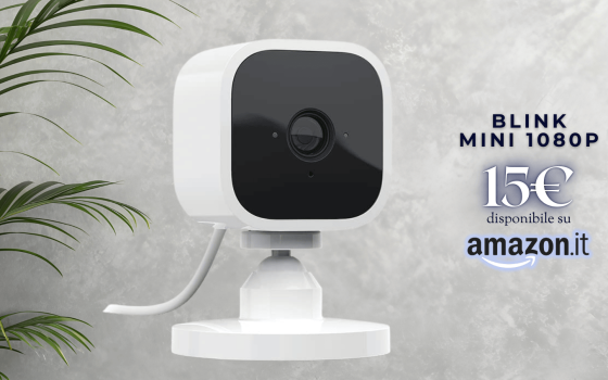 Blink Mini: bastano 15€ per mettere la casa al SICURO (solo Amazon)