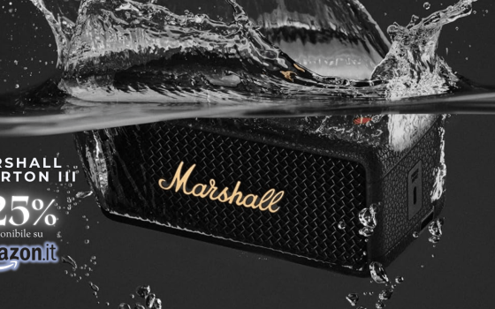 Marshall Emberton III rende l'audio un concerto per 32h: offerta Amazon