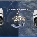 Tapo C530WS controlla l'esterno di casa a 360° e funzioni AI (-25%)