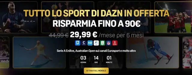 dazn offerta full mensile