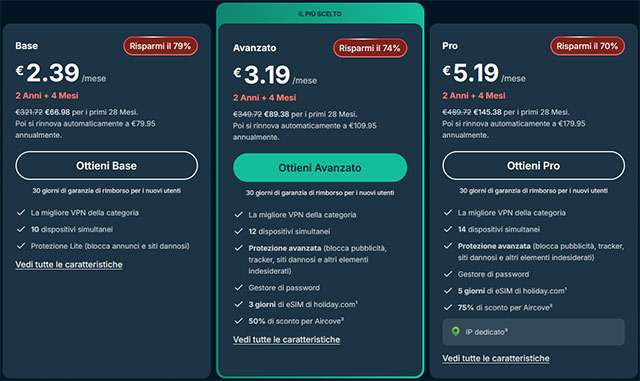 La promozione di ExpressVPN