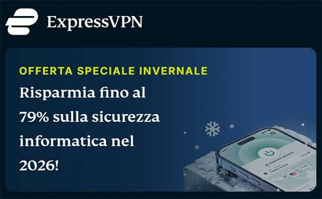 L'offerta invernale di ExpressVPN