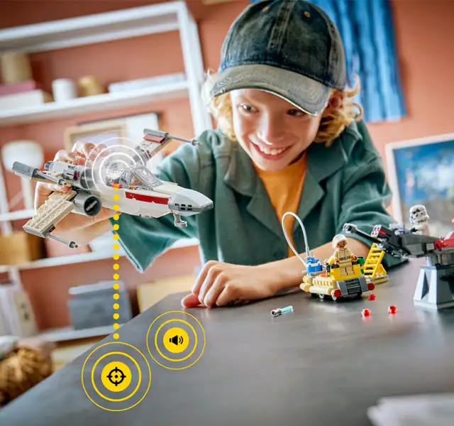 Un set LEGO con mattoncini SMART Play