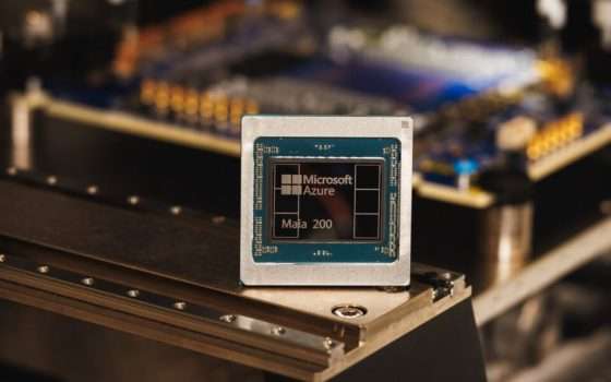 Microsoft lancia Maia 200: il chip AI che sfida Amazon e Google