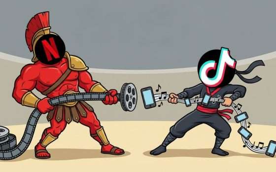 Netflix copia TikTok: feed verticale con video brevi e podcast