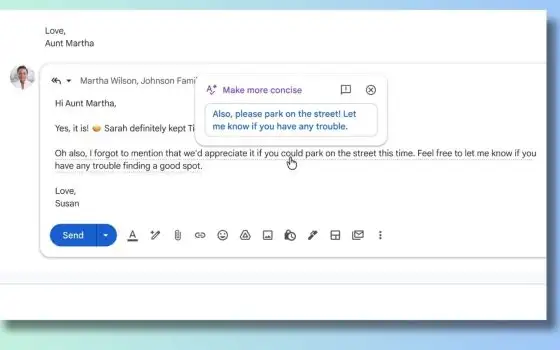 Gmail: Help Me Write e Risposte suggerite gratis per tutti