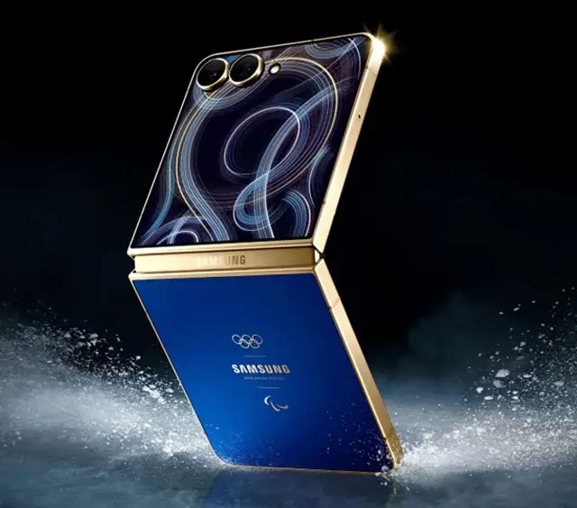 Lo smartphone Samsung Galaxy Z Flip7 Olympic Edition