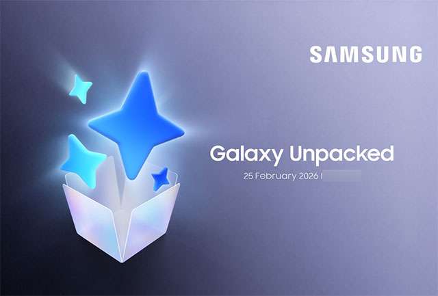 L'invito di Samsung per l'evento Unpacked in cui saranno presentati i Galaxy S26