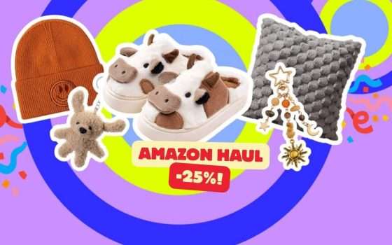 Su Amazon Haul compri 2 articoli e ottieni il 25% di sconto con questo codice