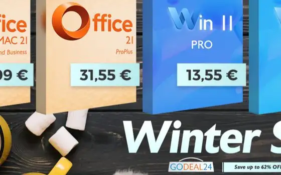 Sconti su tutto: Office 2021 Pro a vita a 31,55€ e -90% su Windows