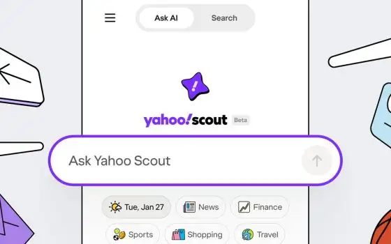 Yahoo lancia Scout, il motore di ricerca AI con Claude e Bing