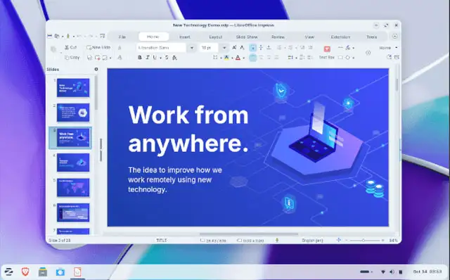 L'interfaccia di Zorin OS
