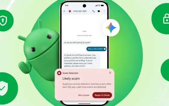 Protezione contro le truffe anche sui Samsung Galaxy S26