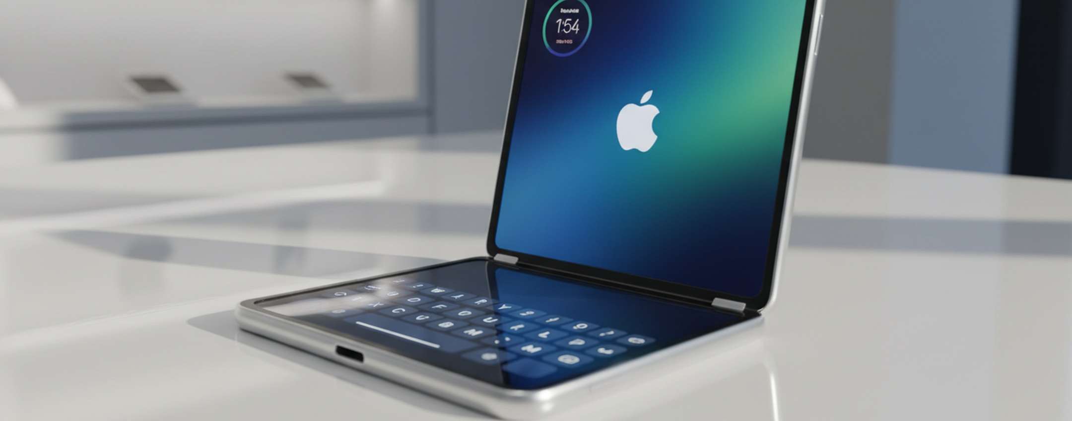 Apple smartphone a conchiglia