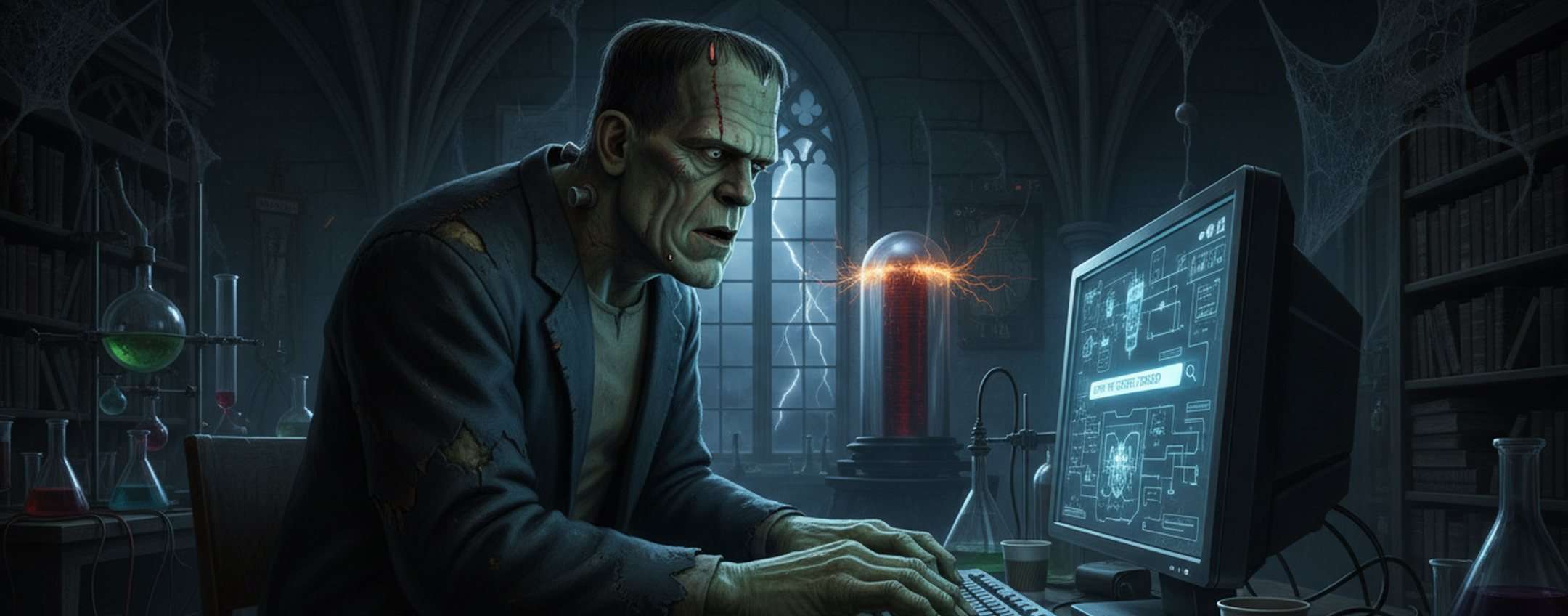 Frankenstein social media