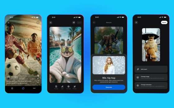 Vibes di Meta diventa app indipendente, il social di video AI