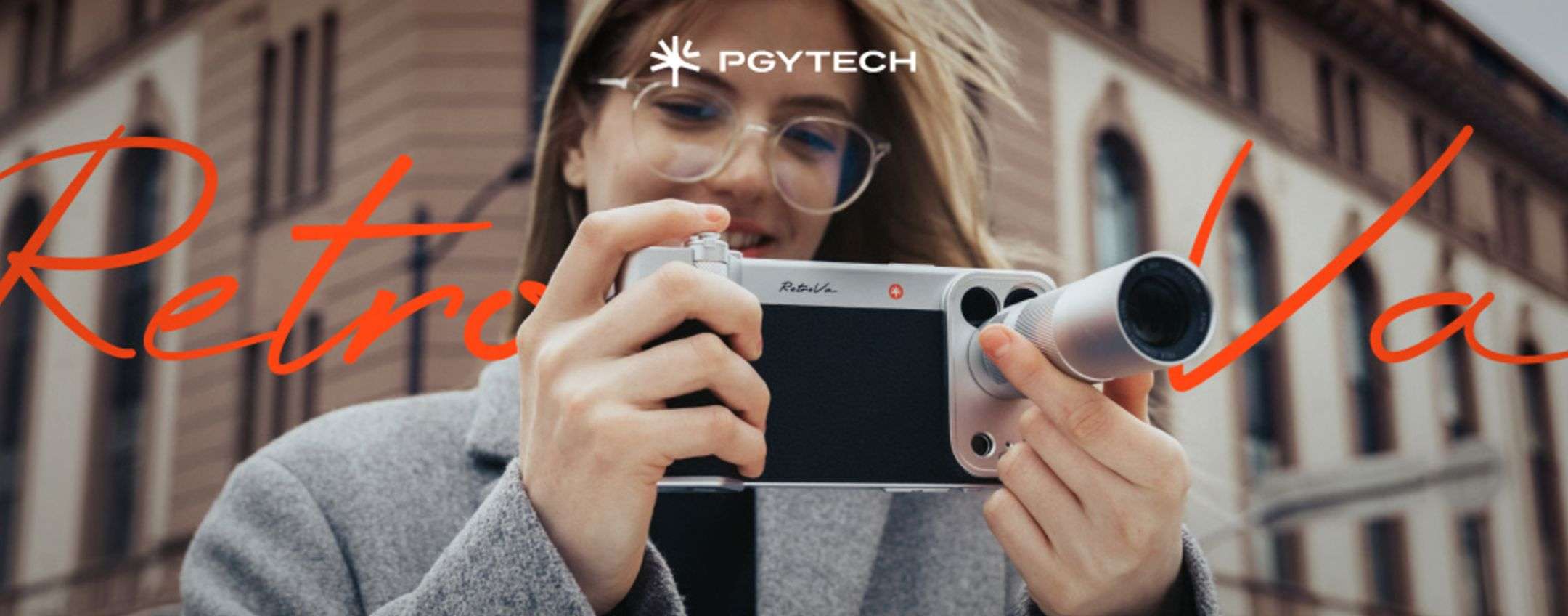 Teleobiettivo 2,35x per iPhone, il kit RetroVa di PGYTECH