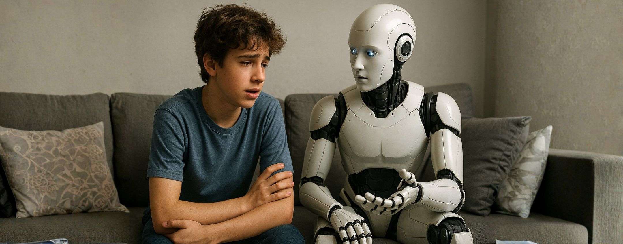 Gli adolescenti cercano conforto nell'AI