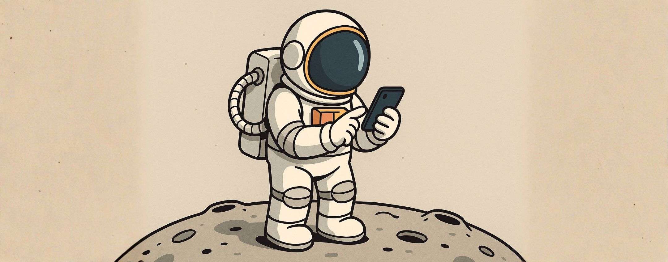 Gli astronauti porteranno lo smartphone sulla Luna