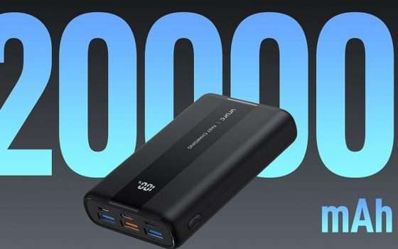 Batteria scarica quando sei fuori casa? Risolvi con questo Power Bank a soli 24€