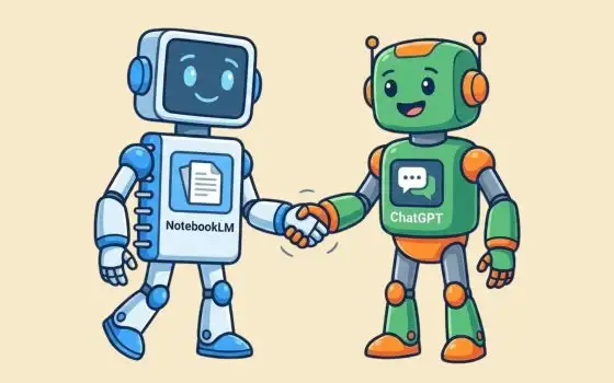 NotebookLM e ChatGPT, perché insieme funzionano meglio