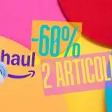 Compri 2 articoli e ottieni il 60% di sconto sui più venduti con Amazon Haul