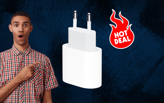 Alimentatore originale Apple con ricarica rapida 20W: in offerta Amazon