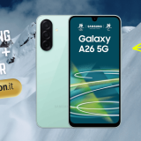 Samsung A26 5G + cover delle Olimpiadi in regalo a soli 199€ su Amazon
