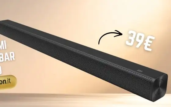Falla tua: la soundbar 2.0 di Xiaomi costa meno di 40€ in offerta Amazon