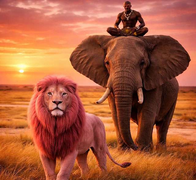 L'immagine elaborata dall'AI di DuckDuckGo