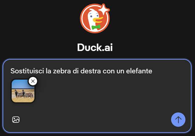 L'editing delle immagini con l'AI di DuckDuckGo