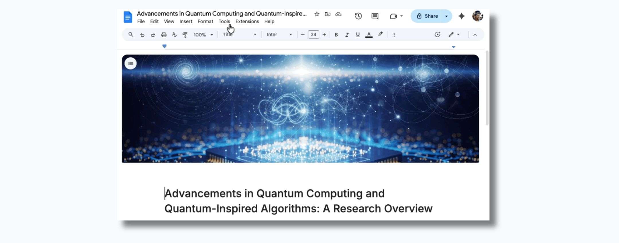 Riassunti audio di Gemini su Google Documenti