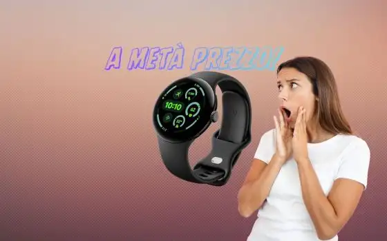Google Pixel Watch 3: l'orologio perfetto per Android a metà prezzo su Amazon