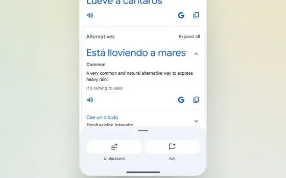 Google Traduttore con Gemini capisce modi di dire ed espressioni