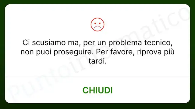 Il problema tecnico nell'app di Intesa Sanpaolo