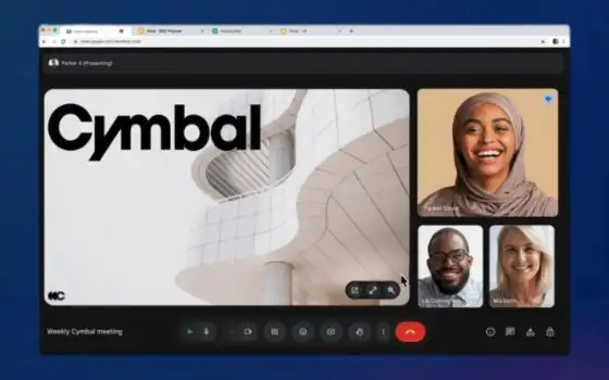Google Meet, si può spostare la presentazione in un'altra finestra