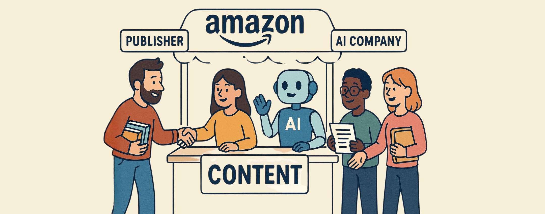 Amazon vuole lanciare un marketplace per vendere contenuti AI alle aziende AI