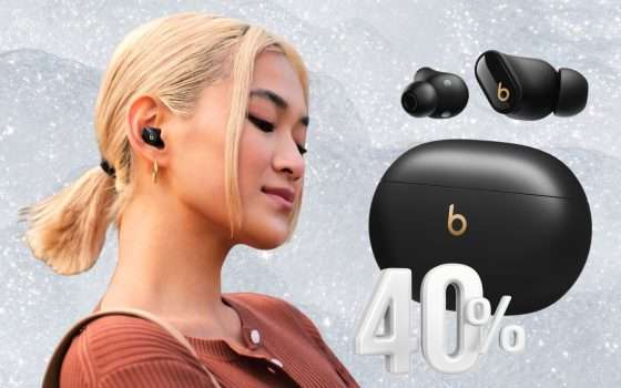 Meno rumore, più emozione: le Beats Studio Buds + sono scontate al 40%
